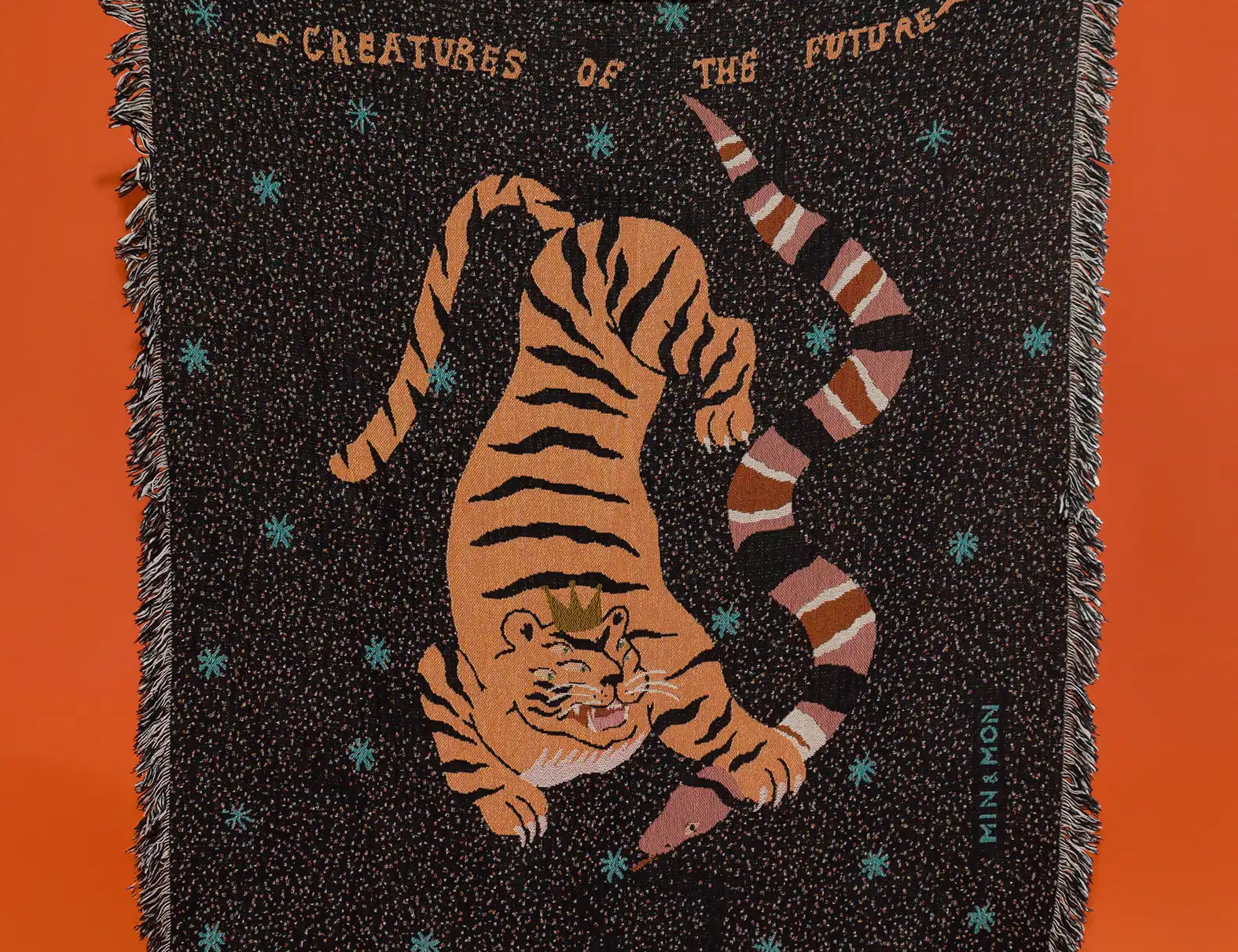 Cotton Blanket Ultimate Cuddle Companion - Creatures of the Future - Model View