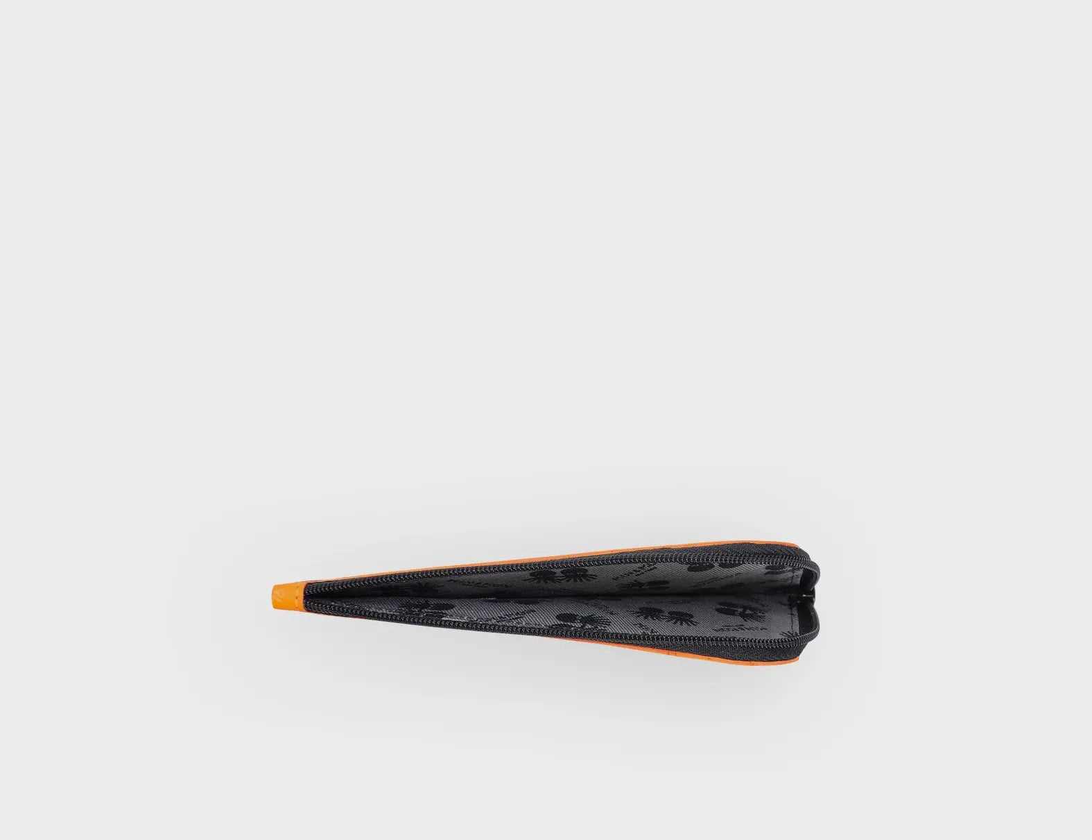 Fausto Wallet Neon Orange - All Over Eyes Print - Inside view
