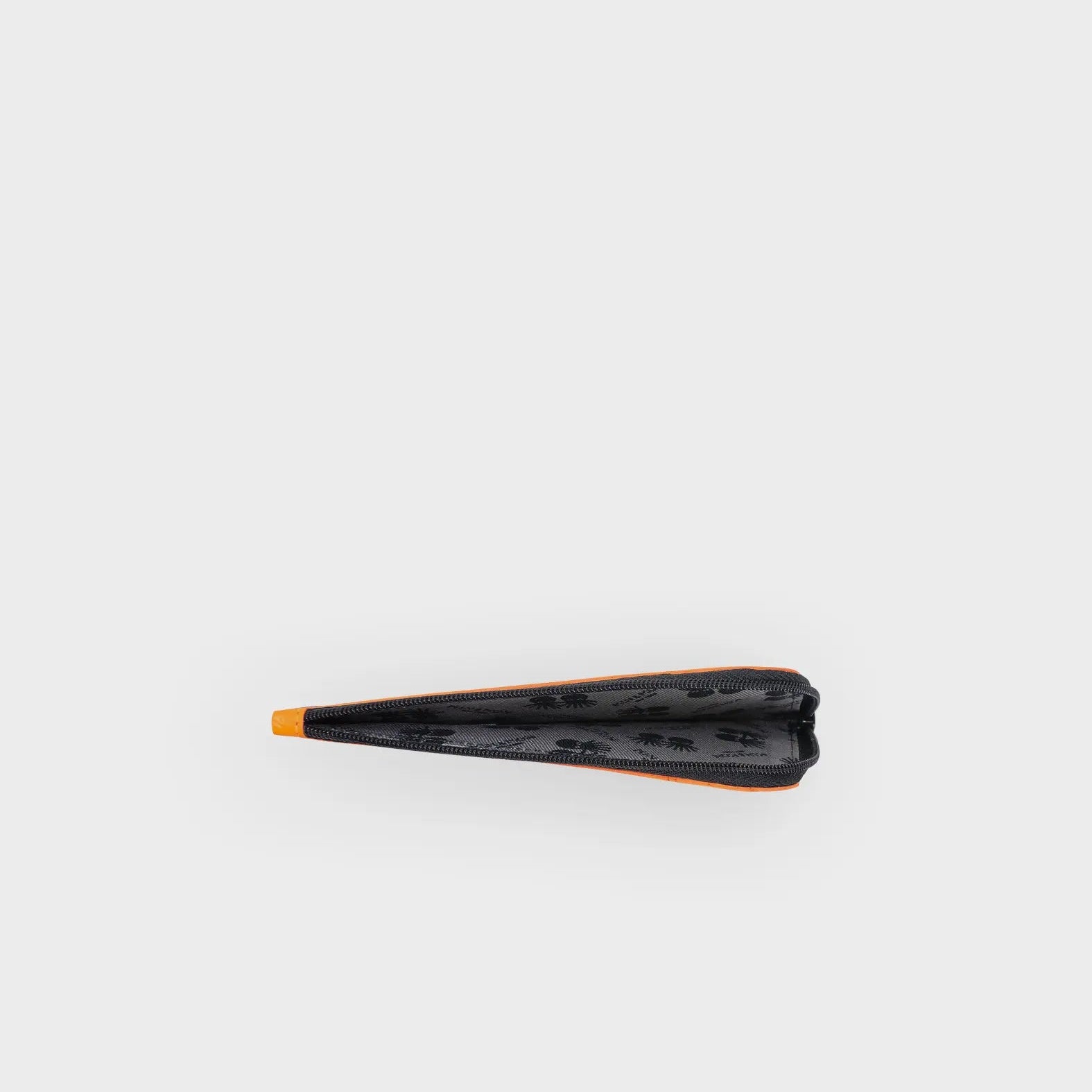 Fausto Wallet Neon Orange - All Over Eyes Print - Inside view