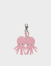 Octotwins Charm - Parfait Pink Leather Keychain
