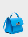 Silas Hawaii Blue Medium Leather Crossbody Bag
