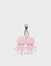 Octotwins Charm - Blush Pink Leather Keychain