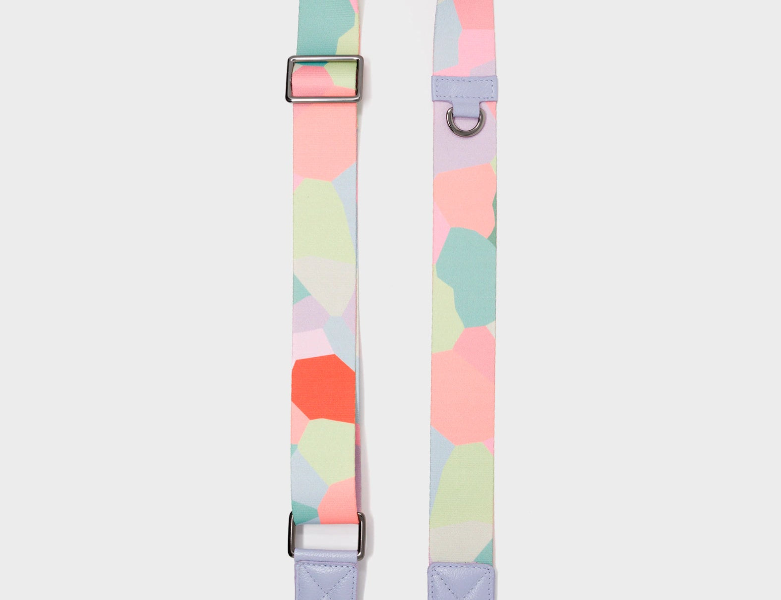 Detachable Crossbody Icelandic Blue Nylon Strap - Camo Dreams Design