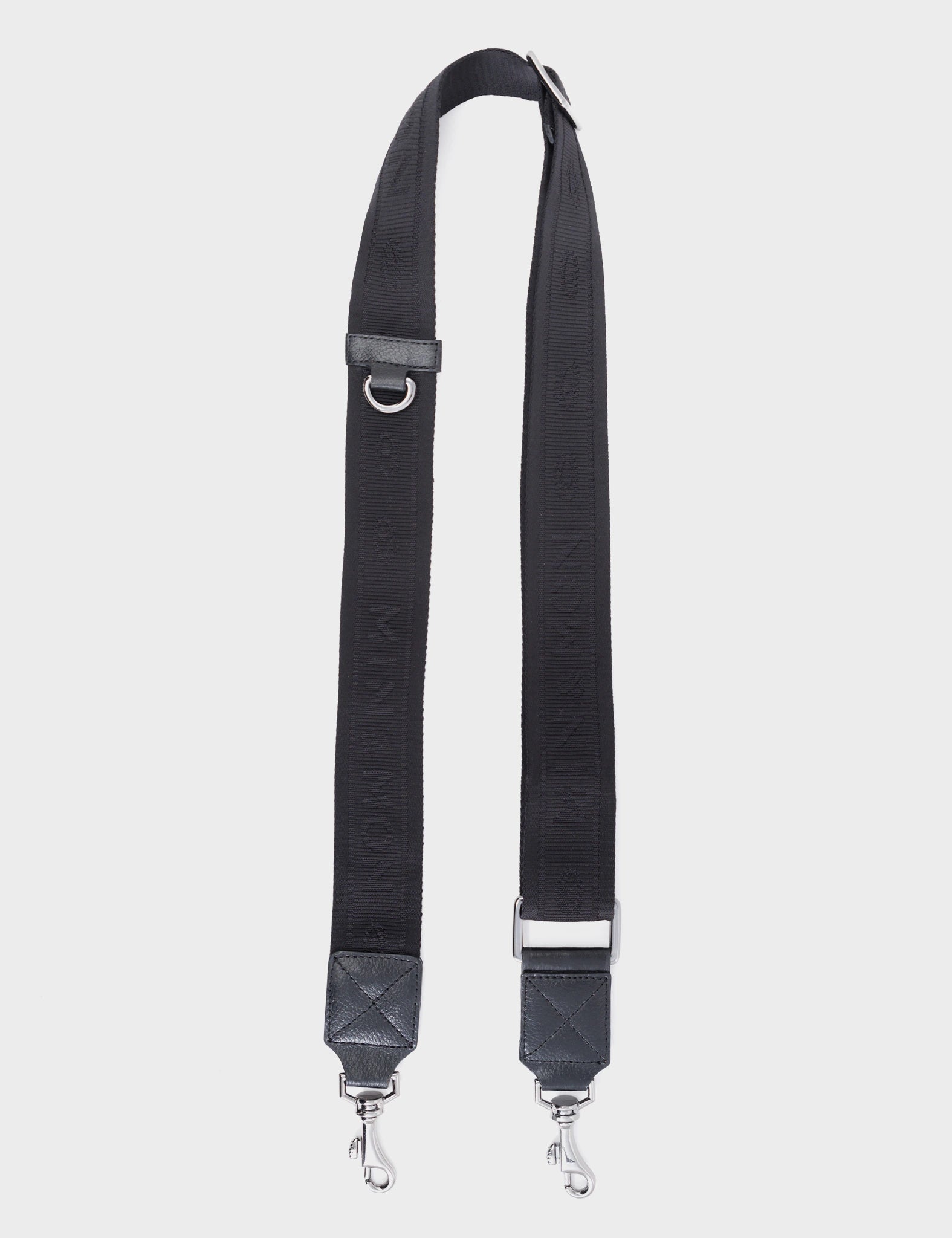 Detachable Crossbody Black Nylon Strap - All Over Eyes Design - Length 