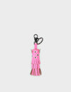 Oliver The Ox Charm - Bubblegum Pink Leather Keychain