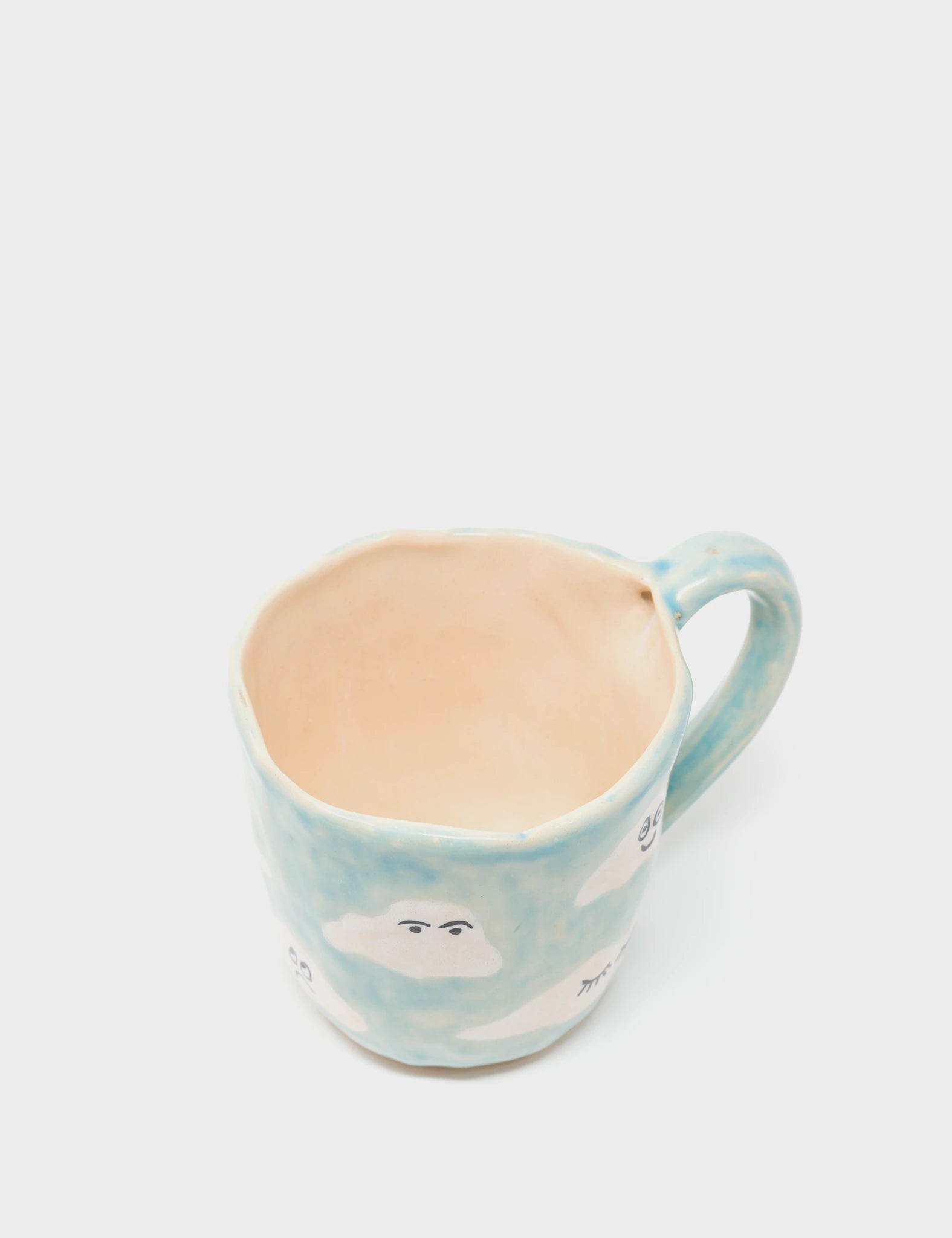 Atmospheric Attitudes - Cuttle Up Ceramic Mug - Inside