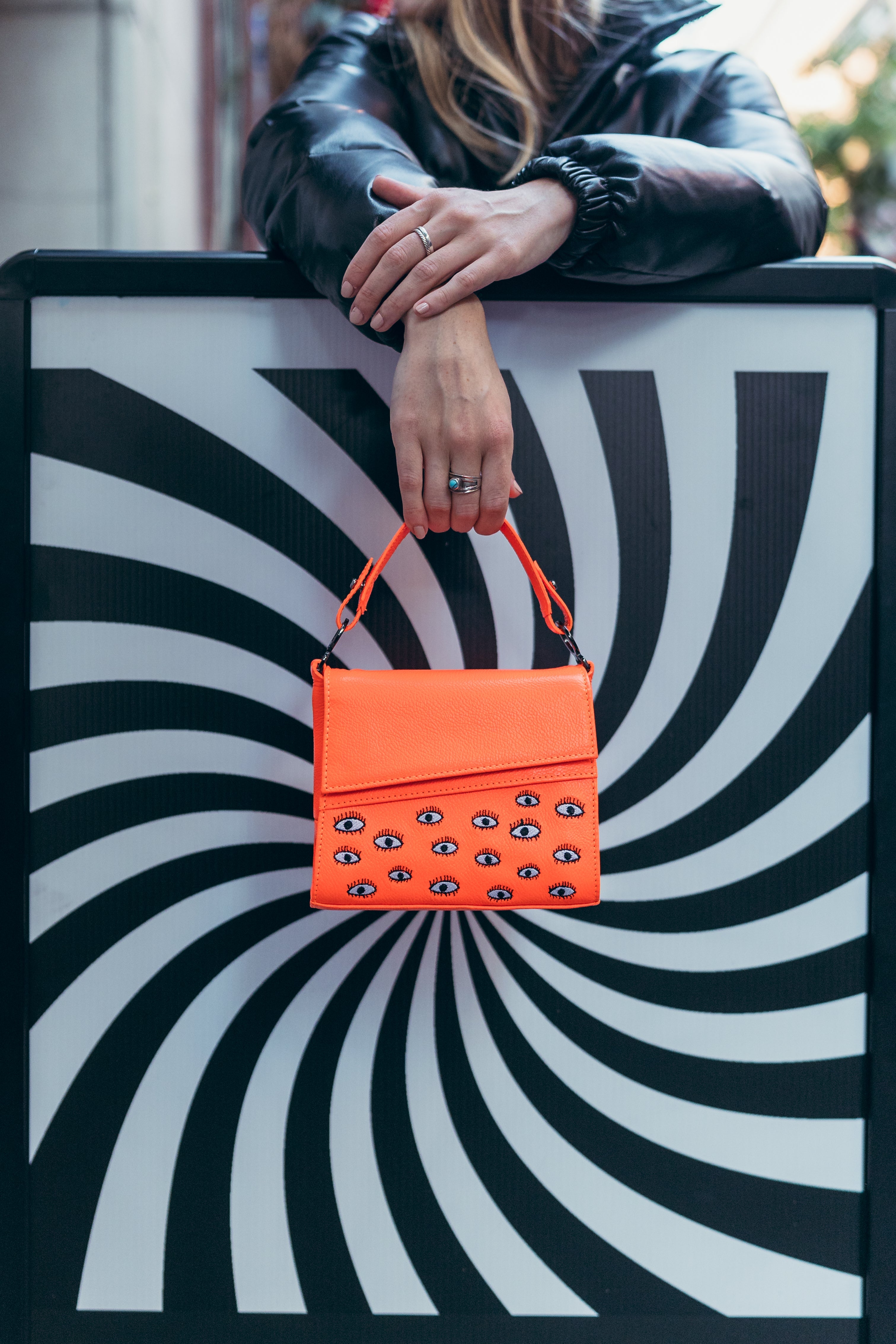 Orange mini bag hot sale