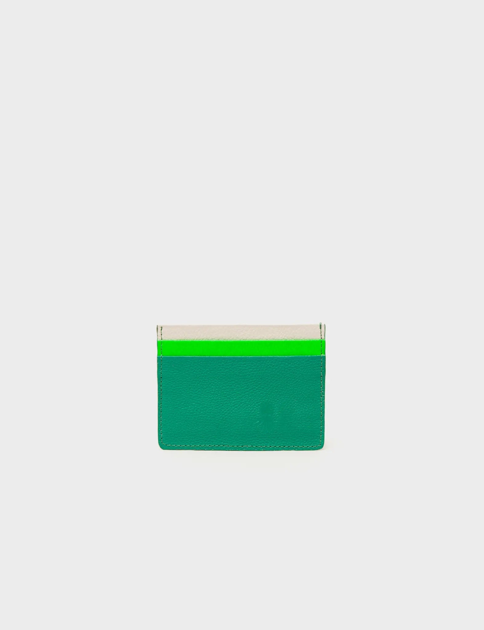 Filium Cardholder - Deep green Print - Front view