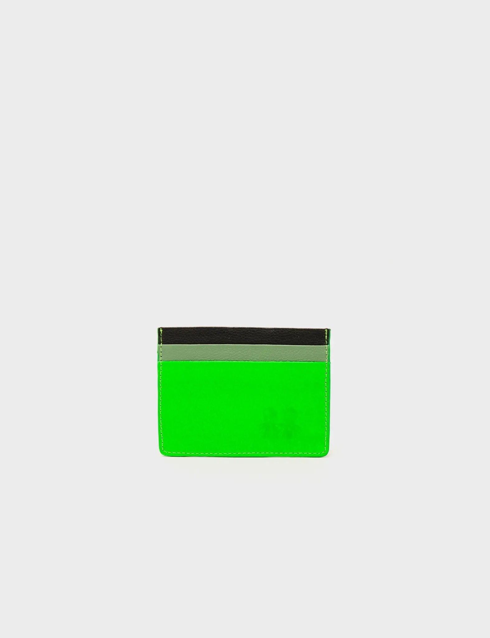 Filium Cardholder - Neon Green - Front view
