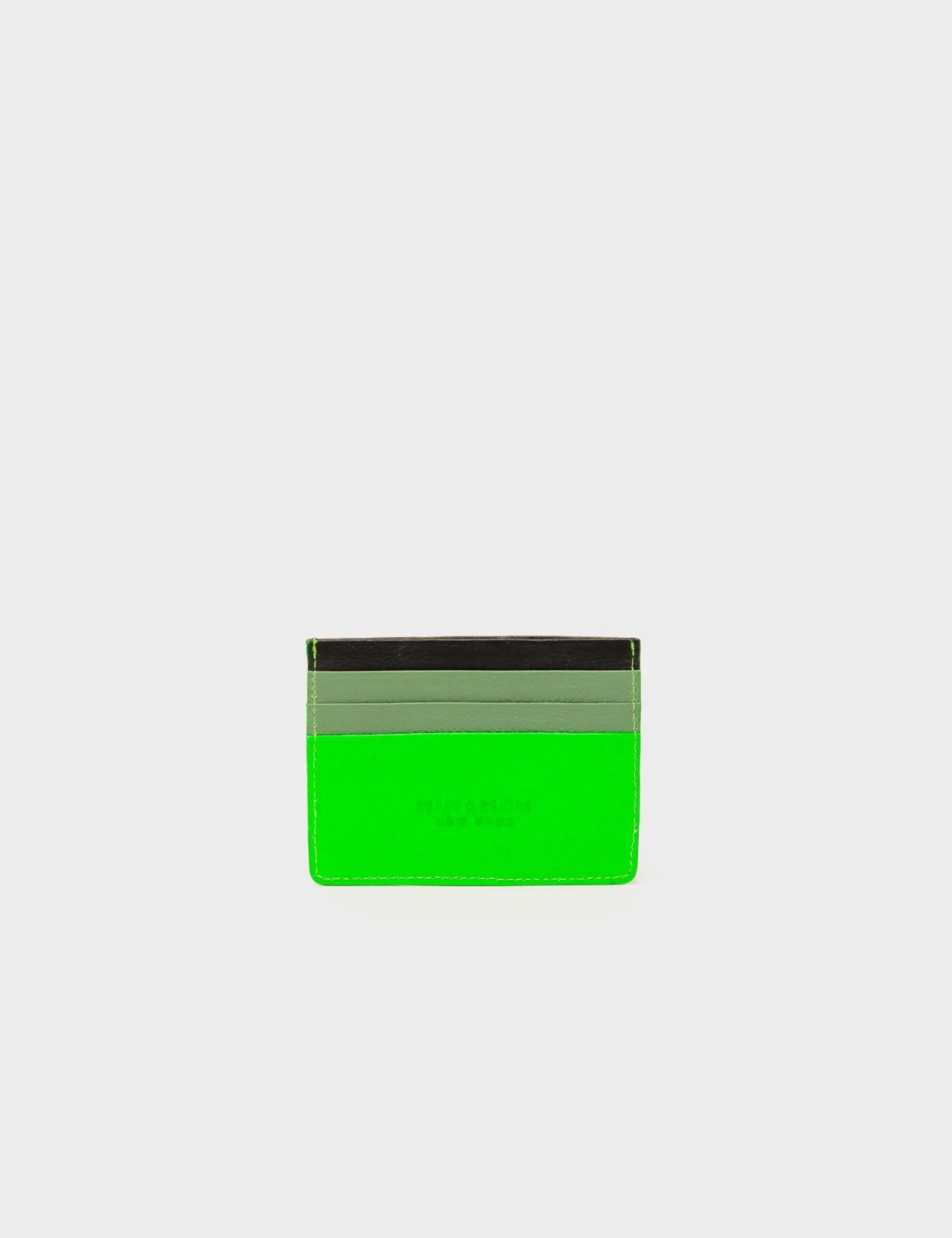 Filium Cardholder - Neon Green - Back view