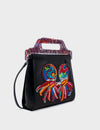 Manuel Black Leather Crossbody Handbag - Studio O.C.T.O