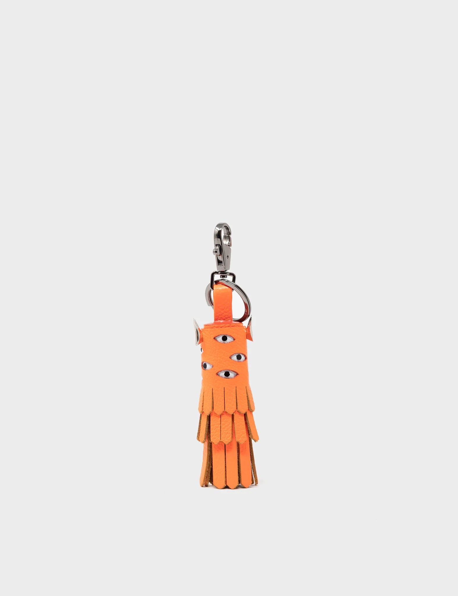 Oliver the Ox Charm - Neon Orange - Front view