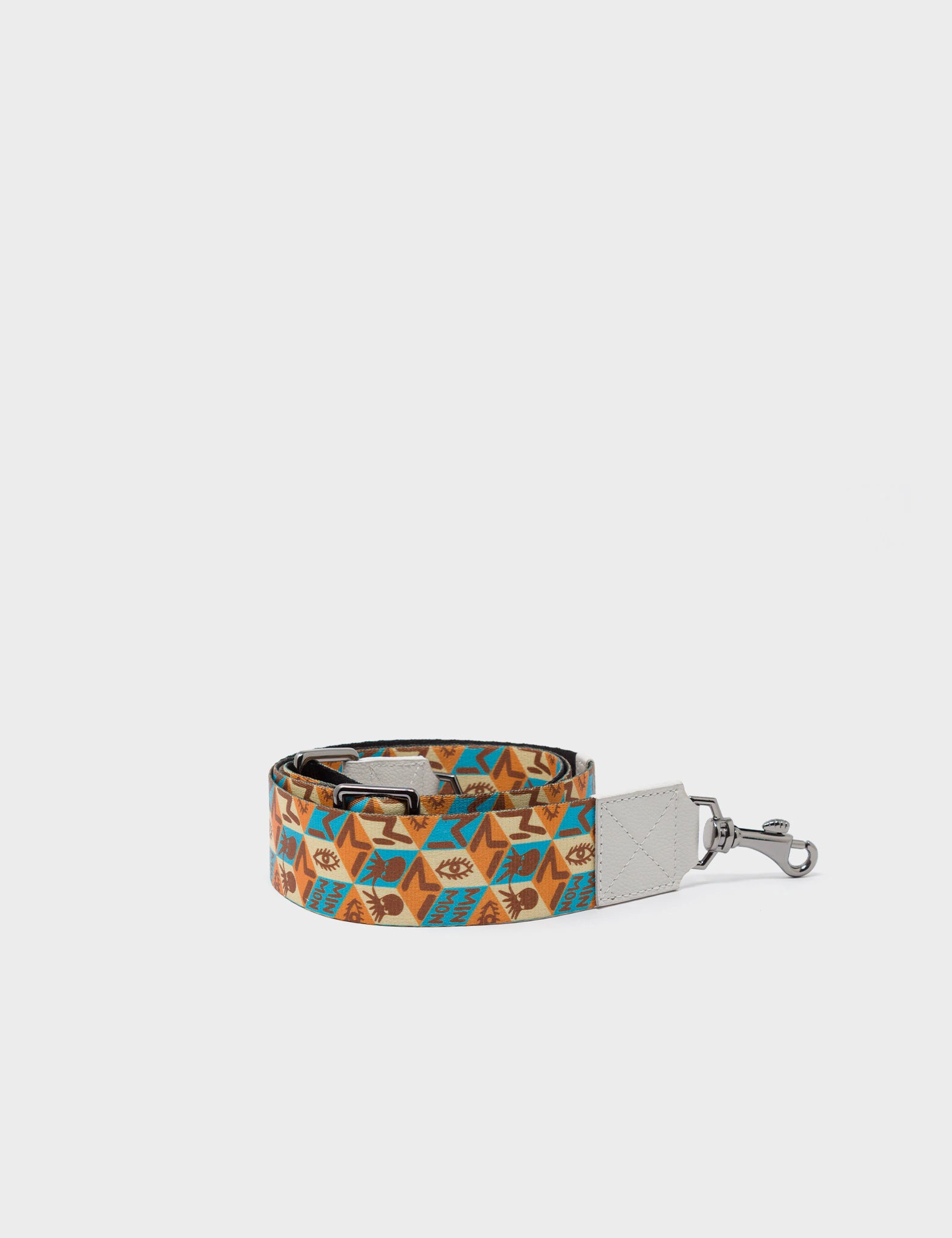 Shoulder Strap - Cream Nylon Groovin' Galaxy Print