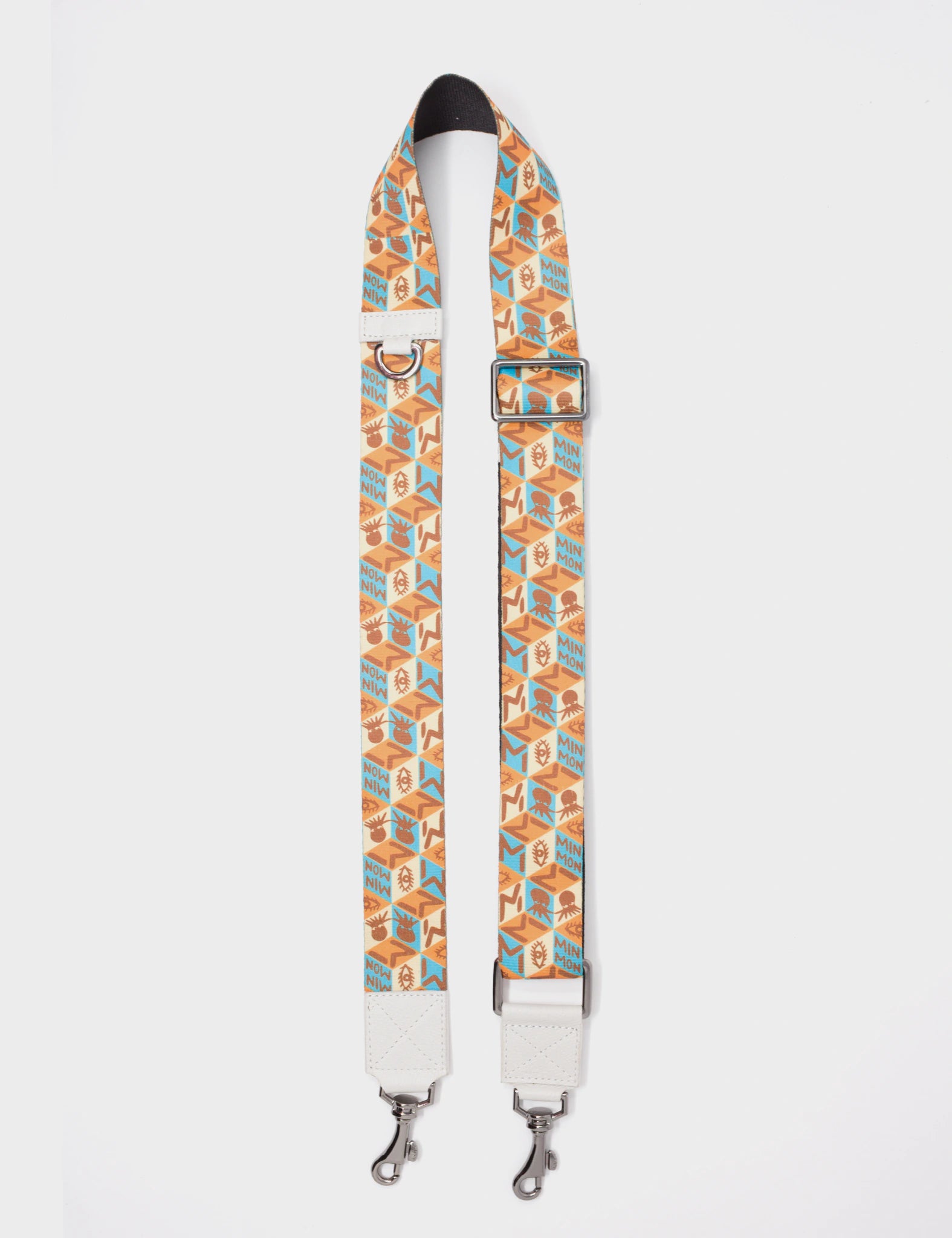 Shoulder Strap - Cream Nylon Groovin' Galaxy Print